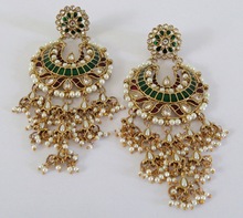 ELEGANCE Pakistani Bridal Earring, Occasion : Anniversary, Engagement, Gift, Party, Wedding