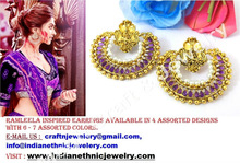 ELEGANCE Ramleela Special Bollywood earrings, Occasion : Anniversary, Engagement, Gift, Party, Wedding