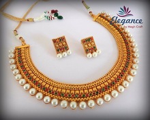 South indian pearl jewellery