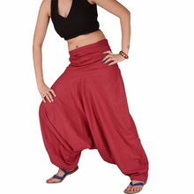 Summer red harem pant, Feature : Anti-pilling, Anti-Static, Breathable, Eco-Friendly, Maternity