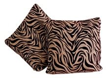 Velvet and Jute Material Cushion Cover