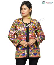 Vintage Embroidered Bohemian Jacket, Feature : Breathable, Eco-Friendly, Maternity, Plus Size