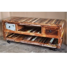 Wooden Recycled Furniture, for Living Room Cabinet, Size : 142x46x60 c.m.