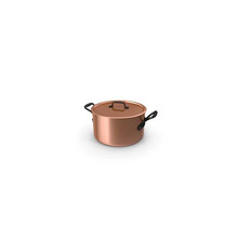 Food Copper Frying Pan with Lid