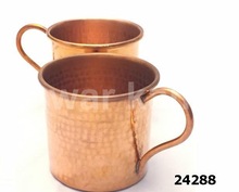 A.K Metal Solid Copper Mugs Set, Style : AMERICAN STYLE