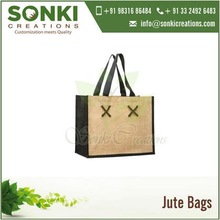 Jute Fabric Bags, Style : Handled