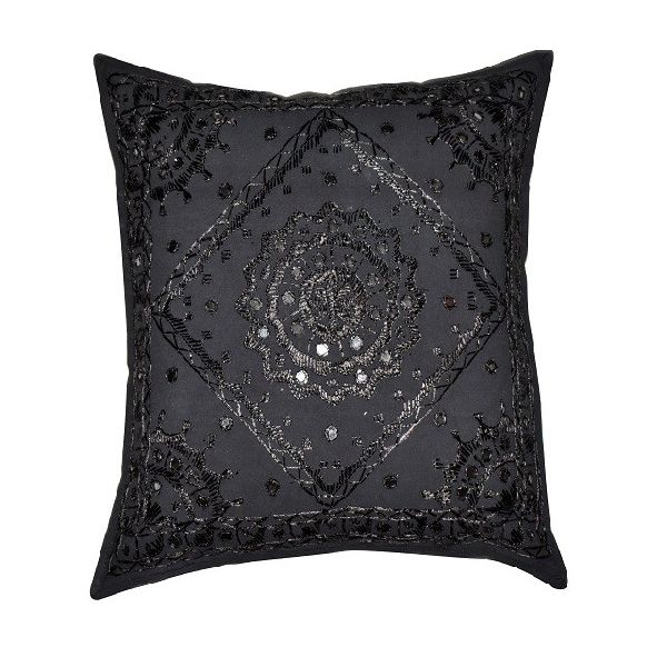 mirror work cushion cover