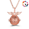 Idun Brass Aromatherapy Pendant Diffuser Necklace, Color : Picture