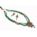 Tekewala Emerald gemstone necklace, Occasion : Anniversary, Engagement, Gift, Party, Wedding