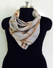 VeeVee Exports Yarn Dyed Cotton Scarf, Size : Custom