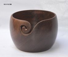 Shadman Wooden Yarn Bowl, Size : 6 Inch