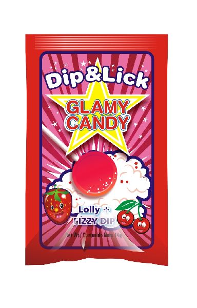 Dip & Lick Strawberry Lollipop