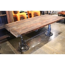 82 L Industrial design dining crank table