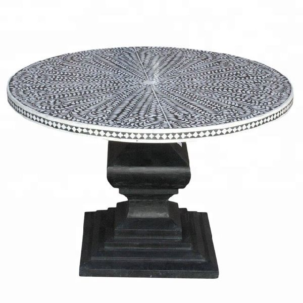 Round Shape Dining table, for Home Furniture, Size : 48x48x31 Inches