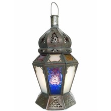 Moroccan style candle lamp
