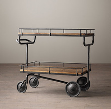 ANIL UDYOG Metal Vintage Bar Trolley, Style : Modern