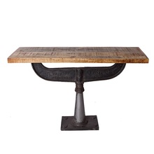 vintage style industrial table