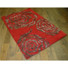 Sea sky Cut Pile Wool / Silk Carpet and mats, Technics : Hand Tufted