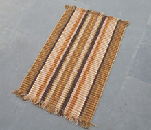 Hand Woven Cotton Rugs, for Bathroom, Beach, Camping, Door, Floor, Kitchen, Outdoor, Home, Hotel