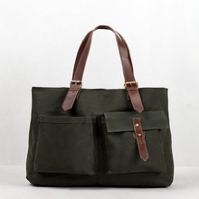  WOMEN MARKET TOTE BAG, Color : OLIVE GREEN, NAVY, BEIGE, KHAKI, RED, CHOCOLATE, SALMON, GREY