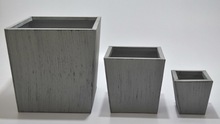 IHA Powder Coated Square Metal Garden Planters