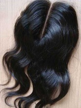 Lace closure virgin brazilian hair, Style : Body Wave