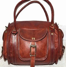 Leather Duffel Bag, Color : Brown, tan color