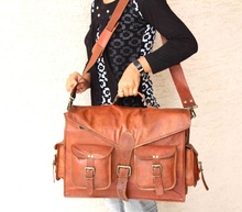 Pure leather laptop and office use messenger bag