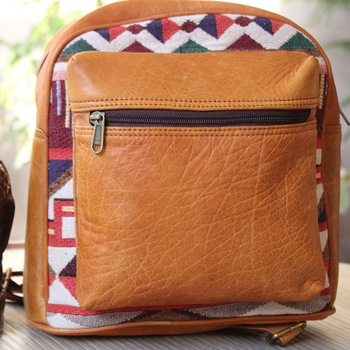 Vintage Jacquard Backpack Bag, Capacity : 30 - 40L
