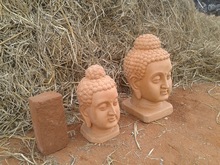 Budha Head Natural Color Handmade Handicraft