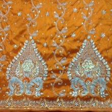 WEDDING STONE RAW SILK GEORGES, Feature : Shrink-Resistant