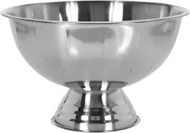 Metal Stainless Steel Punch Bowl