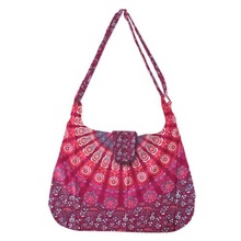 Dhanlaxmi Handicrafts Cotton Fabric women handbag, for Shopping, Specialities : High Quallity