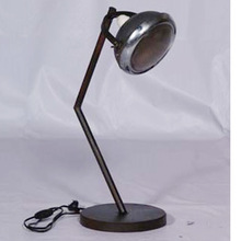  Iron Metal Table Lamp, Color : Bronze