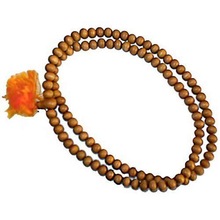 Wood beads necklace mala, Occasion : Devotional