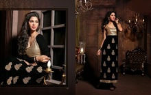 Velvet Designer Semi-Stitched Salwar