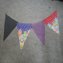 Cotton/ Polyester Woven Colorful Party bunting