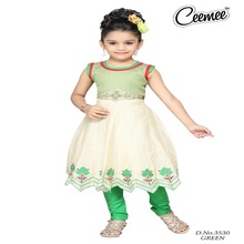 CEEMEE Girls Anarkali Suit, Technics : Yarn Dyed