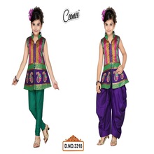 Cotton Girls Designer Patiyala Dress