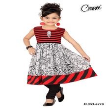 100% Cotton Girls Fashion Woven Dress, Feature : Breathable, Dry Cleaning, Eco-Friendly, Washable