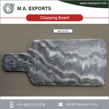 Black Marble Chopping Board with Handle, Size : 20 cm x 40