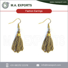 Color Chain Earring