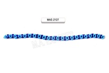 color fancy seed bead bracelet