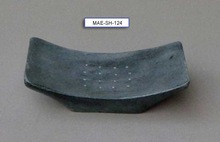 Curve shape stone made Soap dish