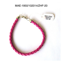 Pink Color Leather Bracelet, Gender : Unisex, Women's
