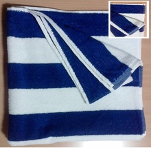 Customized Plain Dyed cotton cabana towels, Technics : Handmade