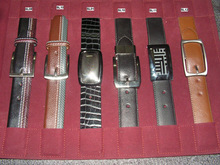 Customized Steel Cow Hide italian leather belts, Color : Brown, Blue, Black Tan color