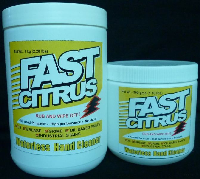 FAST CITRUS Waterless Hand Cleaner, Certification : MSDS