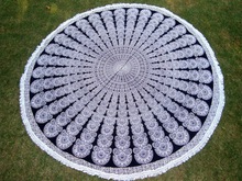 Indian Round Mandala Tapestry