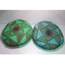 Mirror hand embroidery round cushions, for Bedding, Car Seat, Chair, Christmas, Decorative, Floor, Home